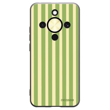 Picasee silikonski črni ovitek za Honor Magic8 Lite 5G - Lines Matcha