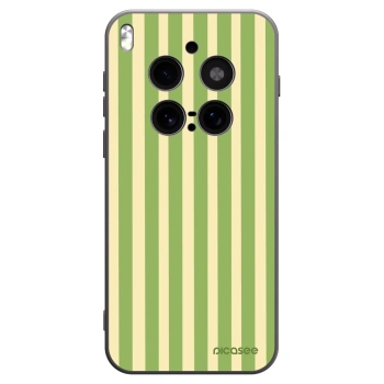 Picasee silikonski črni ovitek za Vivo X300 Pro - Lines Matcha