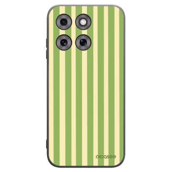 Picasee silikonski črni ovitek za Motorola Moto G77 - Lines Matcha