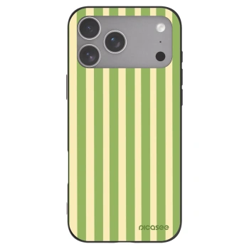 Picasee silikonski črni ovitek za Apple iPhone 18 Pro Max - Lines Matcha