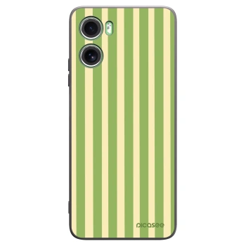 Picasee silikonski črni ovitek za Motorola Moto G06 - Lines Matcha