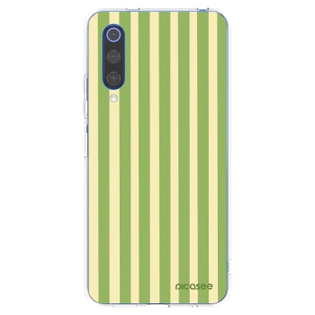 Picasee silikonski prozorni ovitek za Xiaomi Mi 9 SE - Lines Matcha