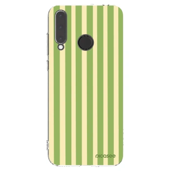 Picasee silikonski prozorni ovitek za Honor 20 Lite - Lines Matcha