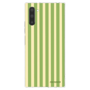 Picasee silikonski prozorni ovitek za Samsung Galaxy Note 10 N970F - Lines Matcha