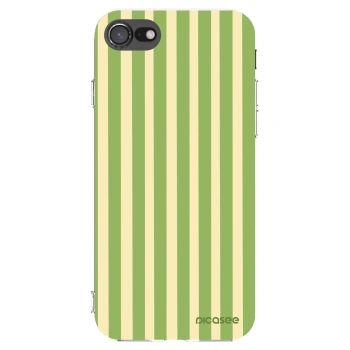 Picasee silikonski prozorni ovitek za Apple iPhone 8 - Lines Matcha
