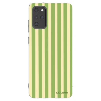 Picasee silikonski prozorni ovitek za Samsung Galaxy S20+ G985F - Lines Matcha