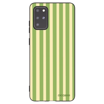 Picasee silikonski črni ovitek za Samsung Galaxy S20+ G985F - Lines Matcha