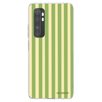 Picasee silikonski prozorni ovitek za Xiaomi Mi Note 10 Lite - Lines Matcha