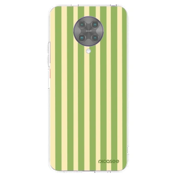 Picasee silikonski prozorni ovitek za Xiaomi Poco F2 Pro - Lines Matcha