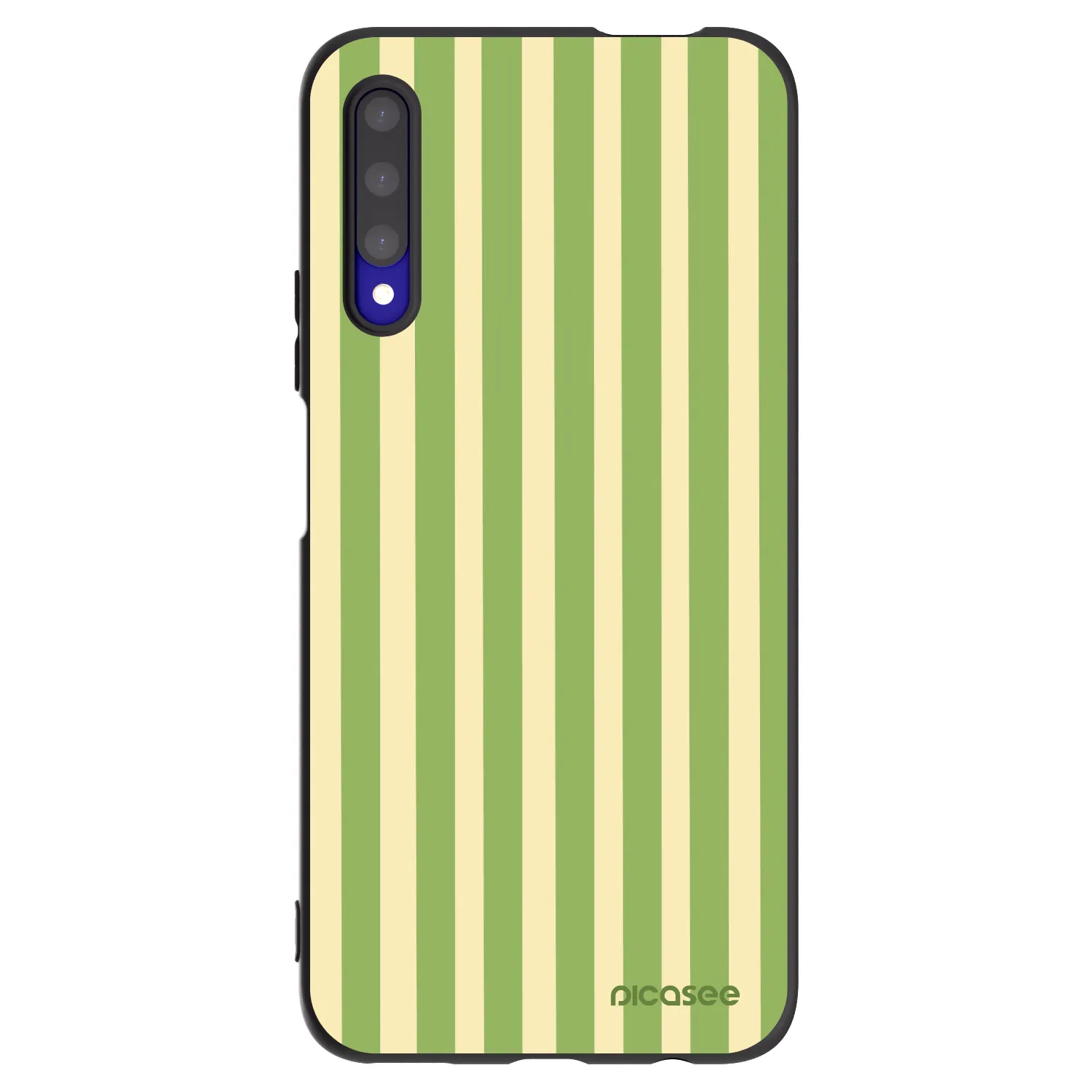 Picasee silikonski črni ovitek za Honor 9X Pro - Lines Matcha