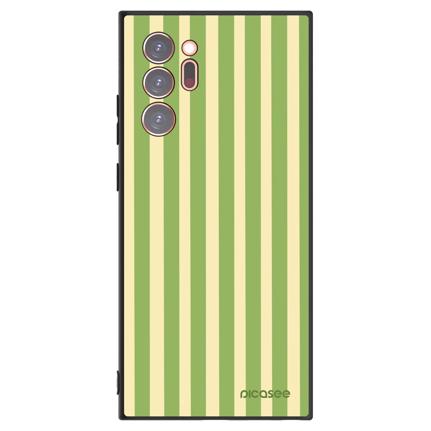 Picasee silikonski črni ovitek za Samsung Galaxy Note 20 Ultra - Lines Matcha