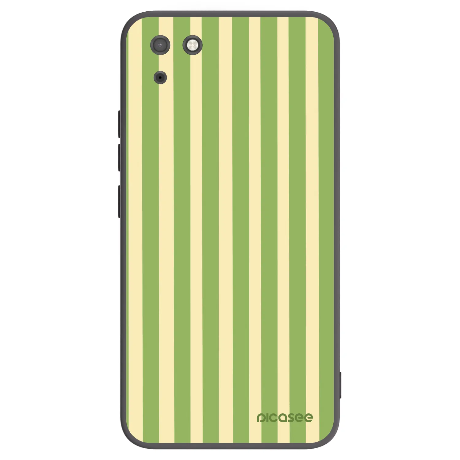 Picasee silikonski črni ovitek za Huawei Y5P - Lines Matcha