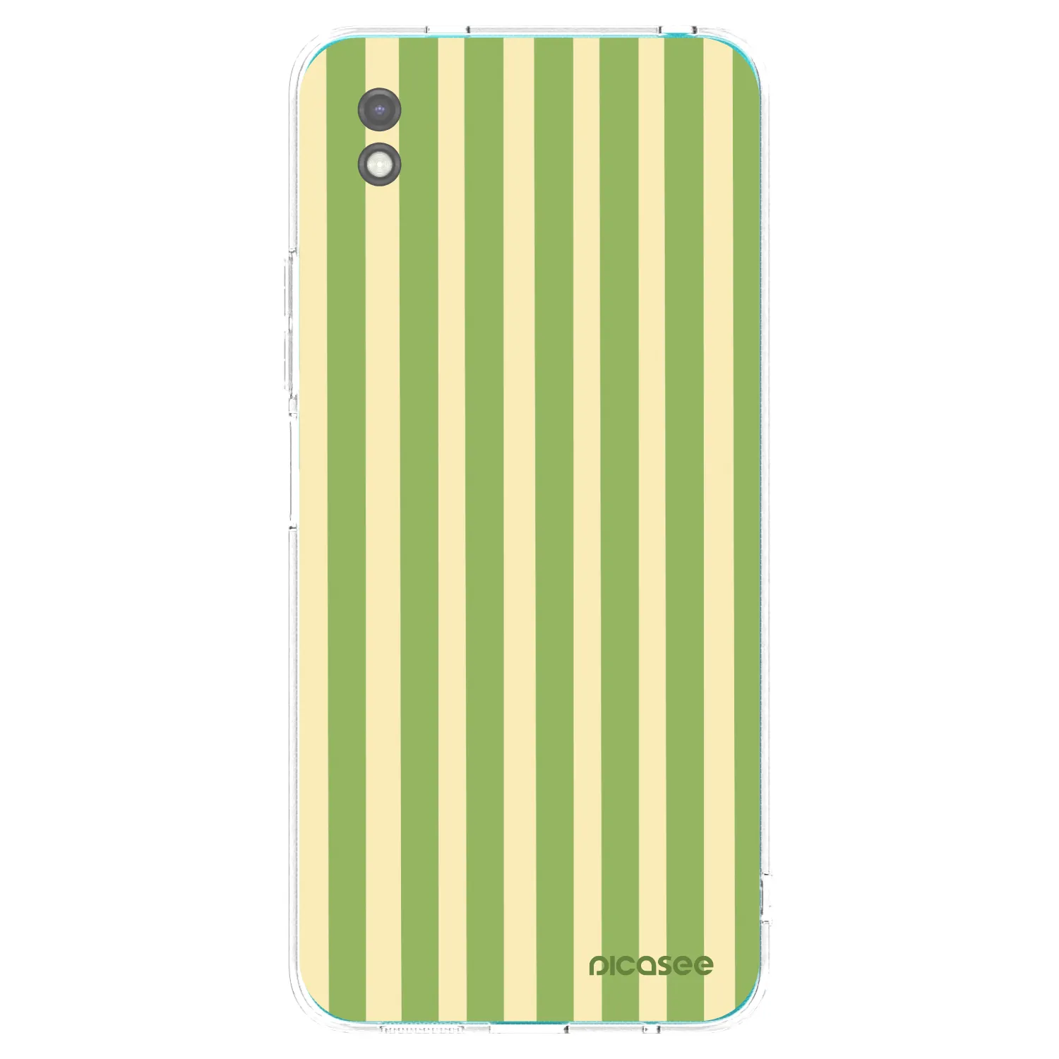 Picasee silikonski črni ovitek za Xiaomi Redmi 9A - Lines Matcha