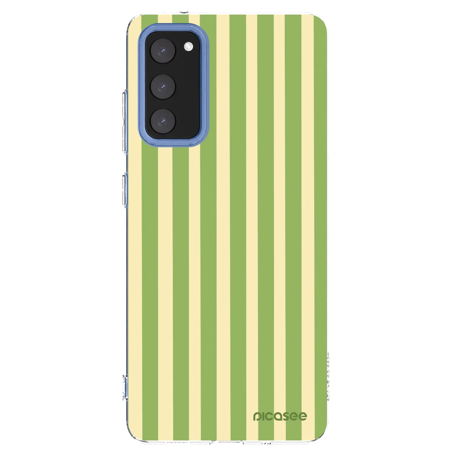 Picasee silikonski prozorni ovitek za Samsung Galaxy S20 FE - Lines Matcha