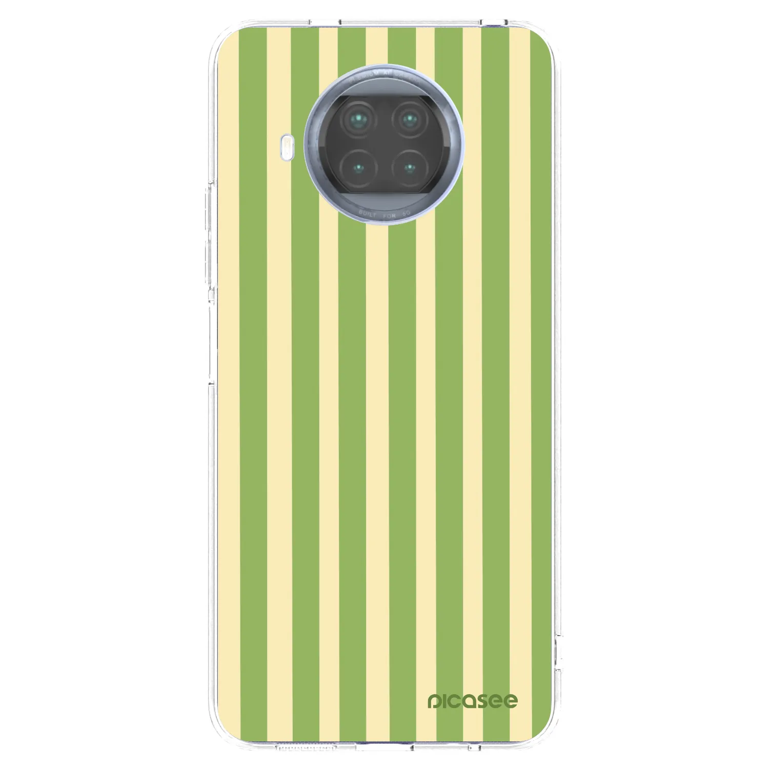 Picasee silikonski prozorni ovitek za Xiaomi Mi 10T Lite - Lines Matcha