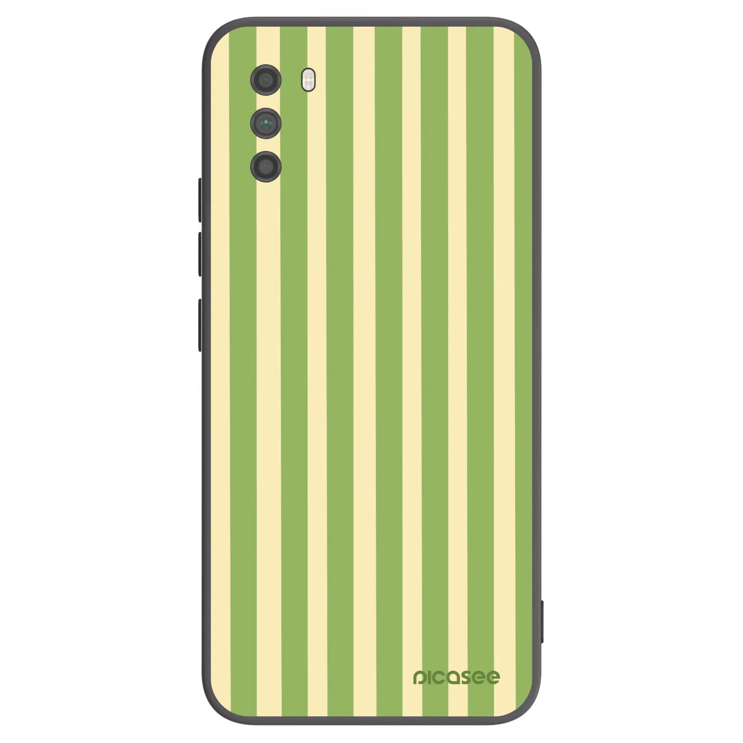 Picasee silikonski črni ovitek za Xiaomi Poco M3 - Lines Matcha