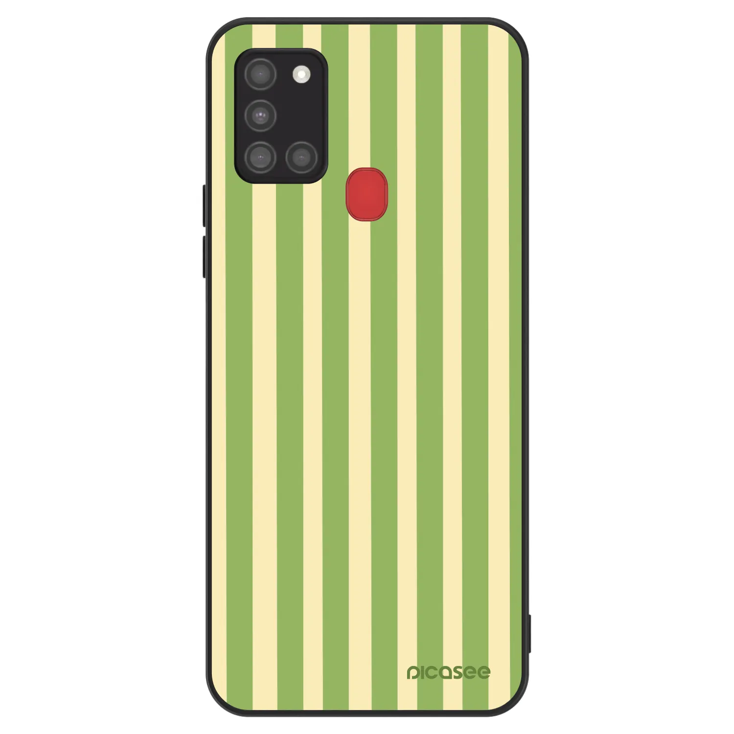 Picasee ULTIMATE CASE za Samsung Galaxy A21s - Lines Matcha