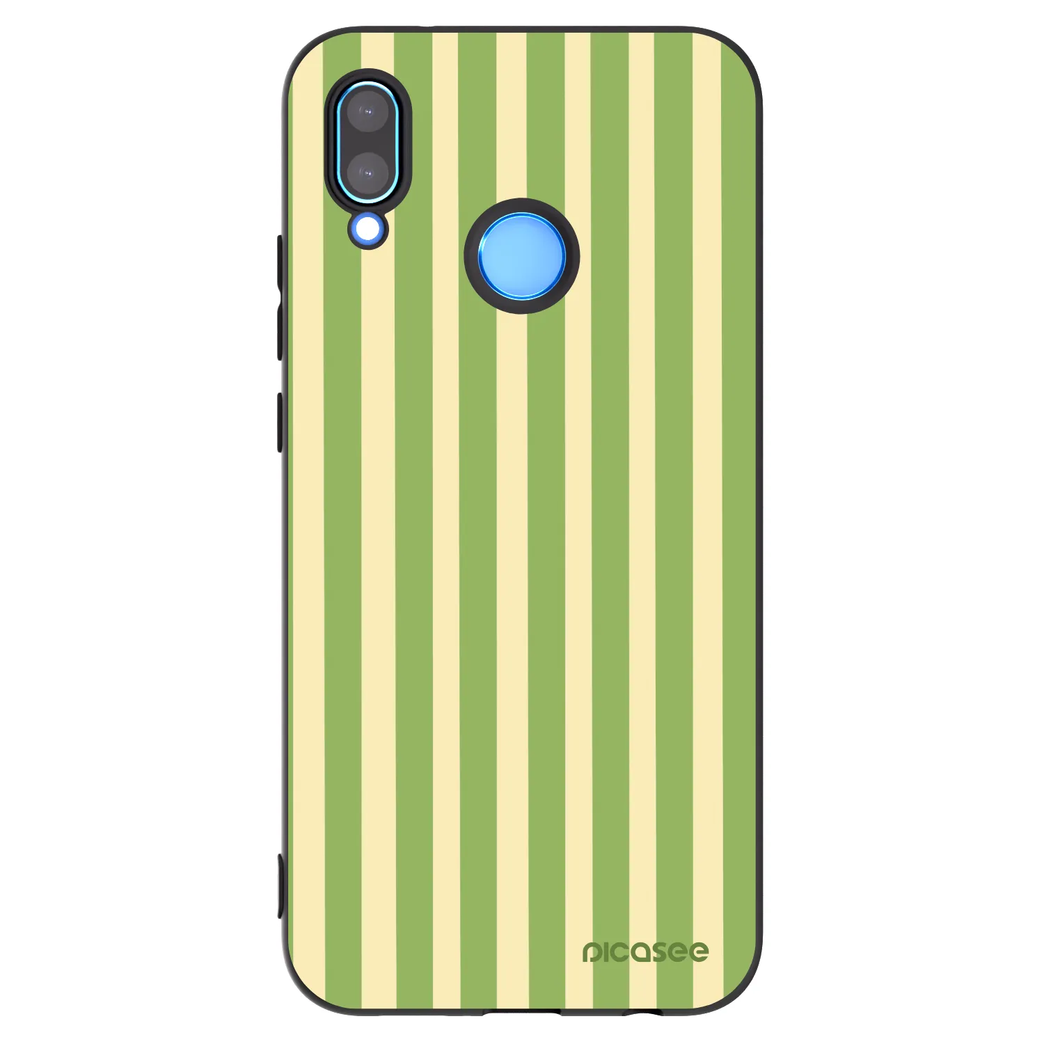 Picasee silikonski črni ovitek za Huawei P20 Lite - Lines Matcha