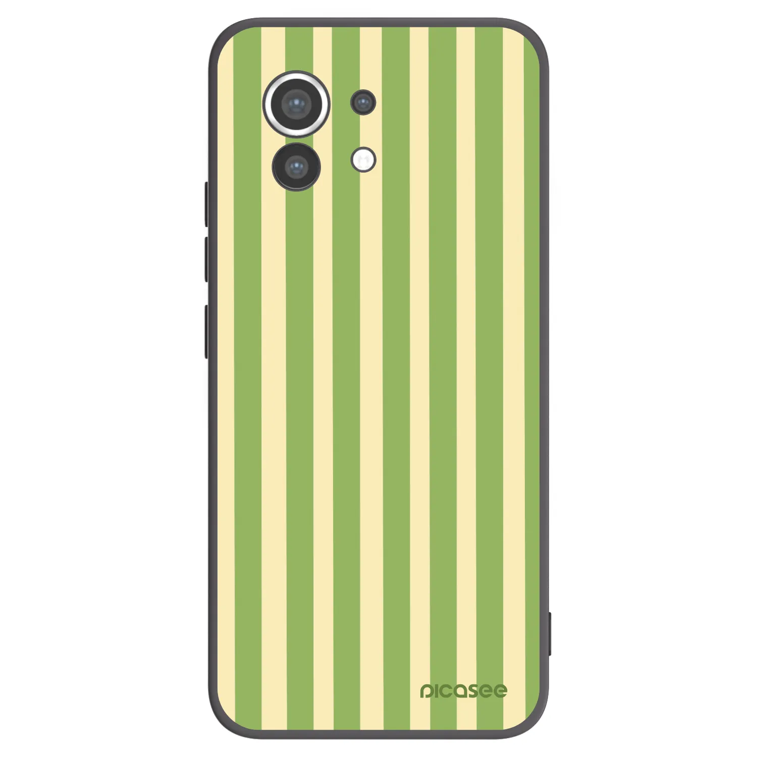 Picasee silikonski črni ovitek za Xiaomi Mi 11 - Lines Matcha