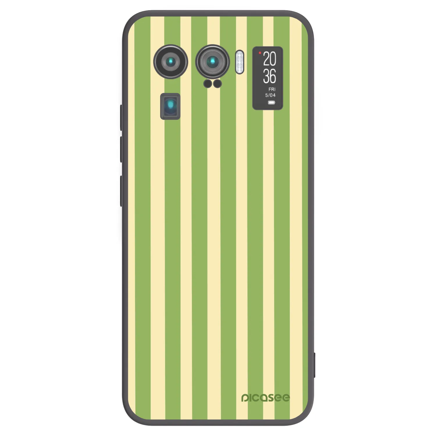 Picasee silikonski črni ovitek za Xiaomi Mi 11 Ultra - Lines Matcha