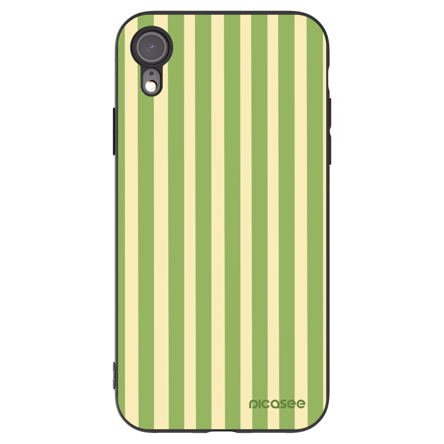 Picasee silikonski črni ovitek za Apple iPhone 6 Plus/6S Plus - Lines Matcha