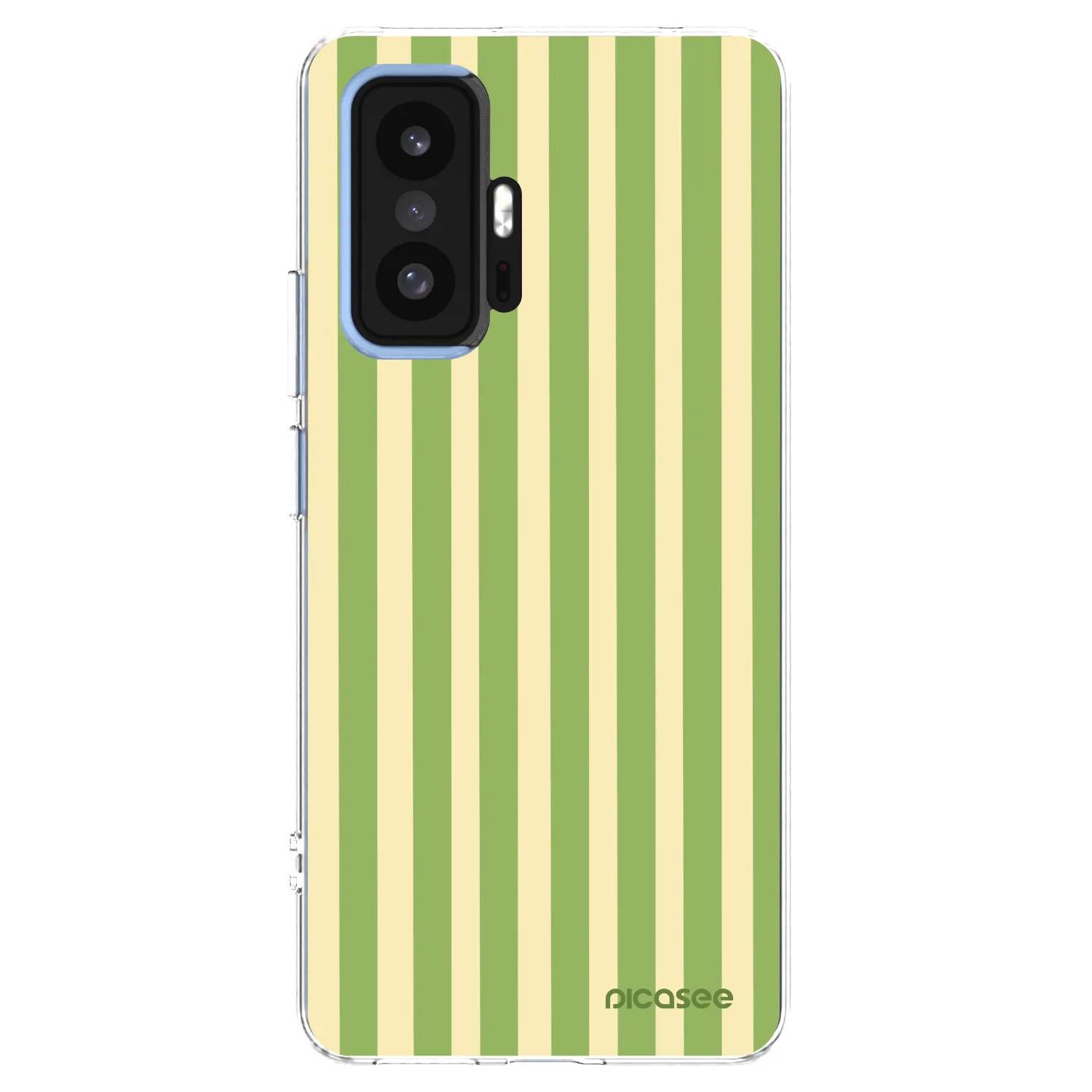 Picasee silikonski prozorni ovitek za Xiaomi 11T Pro - Lines Matcha