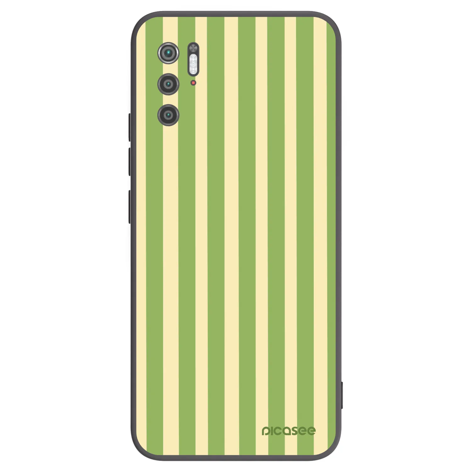 Picasee silikonski črni ovitek za Xiaomi Poco M3 Pro 5G - Lines Matcha