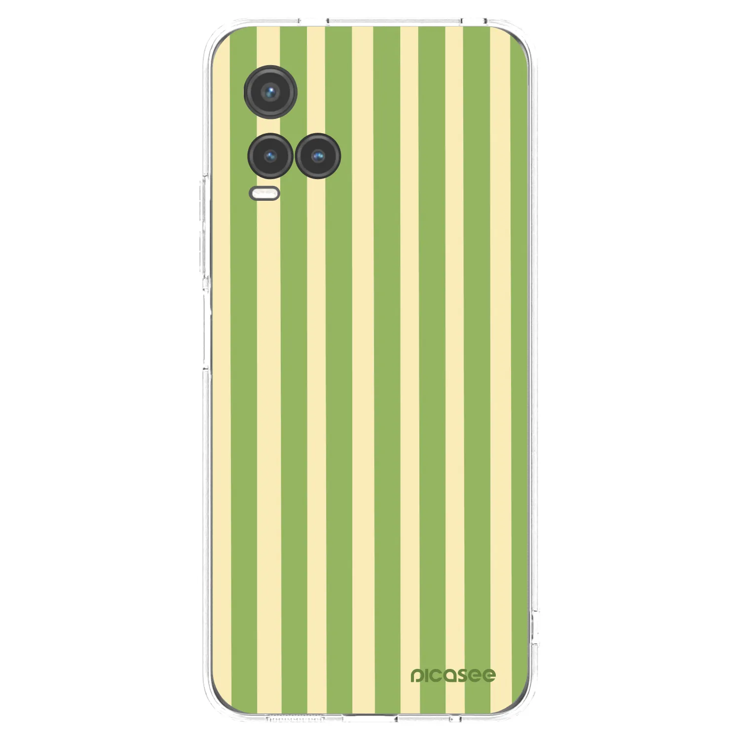 Picasee silikonski prozorni ovitek za Vivo Y33s - Lines Matcha