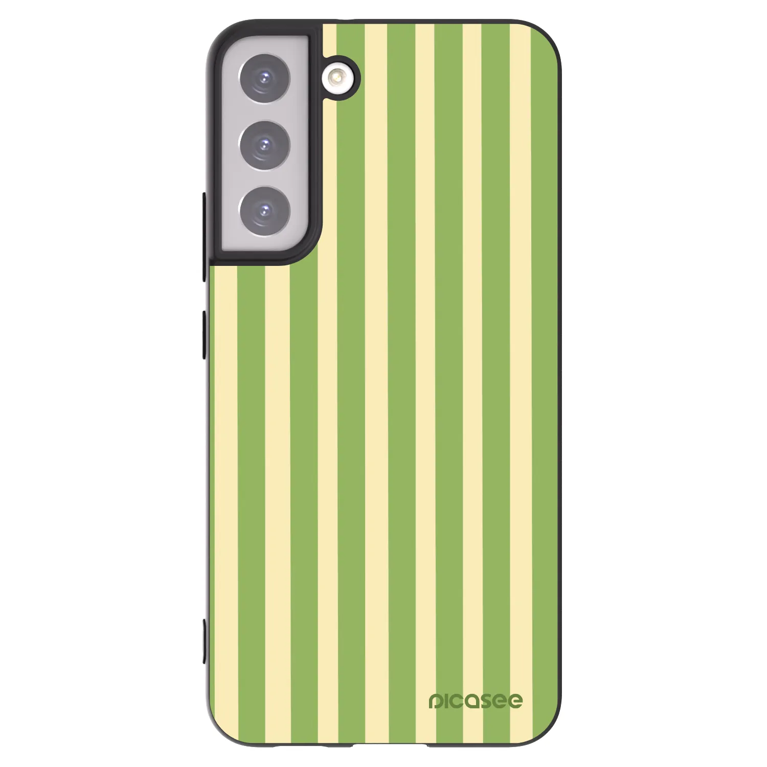 Picasee silikonski črni ovitek za Samsung Galaxy S22+ 5G - Lines Matcha