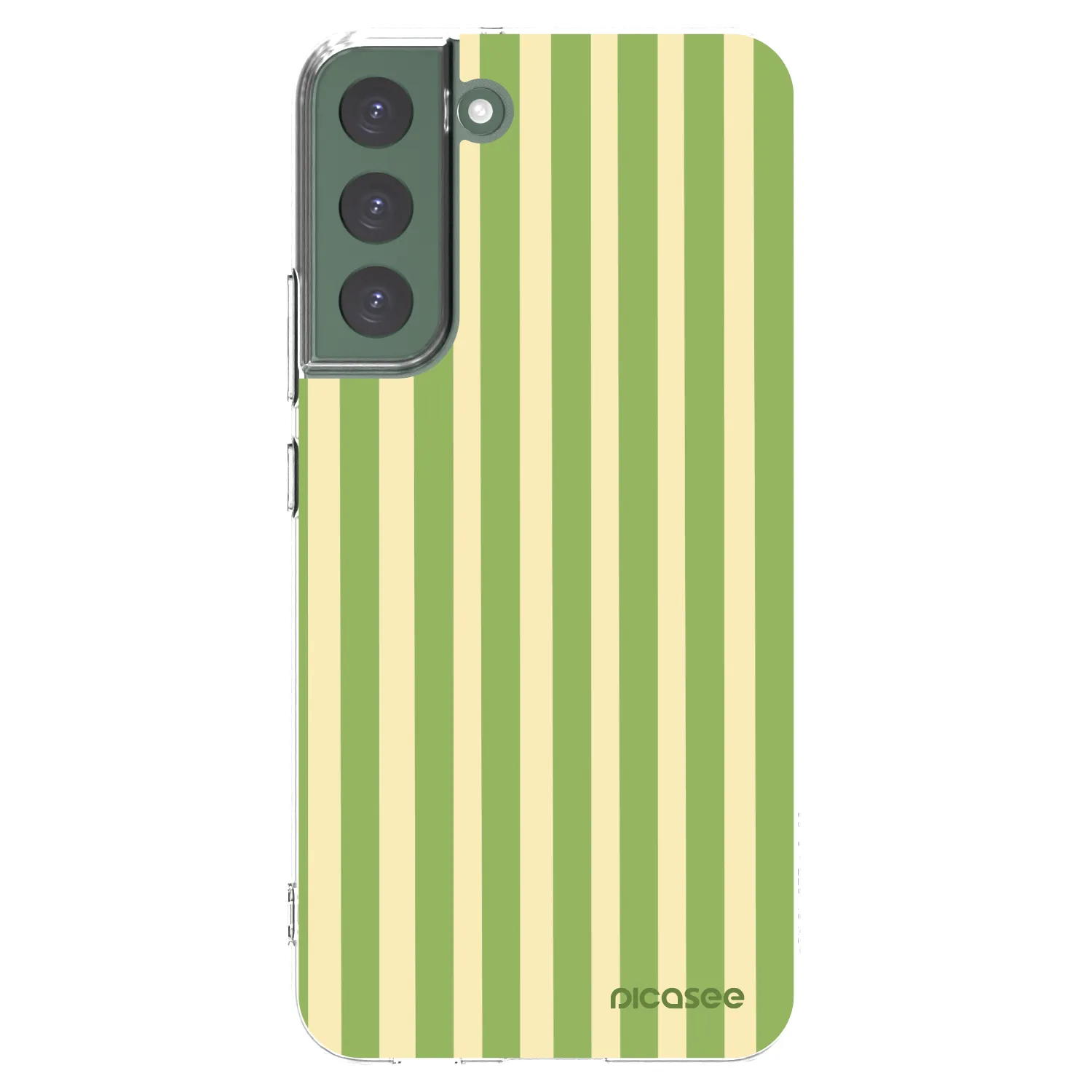 Picasee silikonski prozorni ovitek za Samsung Galaxy S22+ 5G - Lines Matcha
