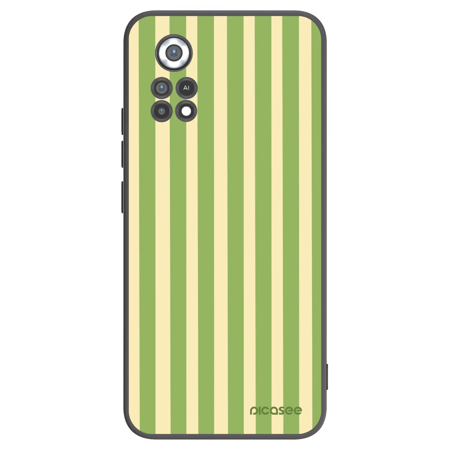 Picasee silikonski črni ovitek za Xiaomi Poco X4 Pro 5G - Lines Matcha