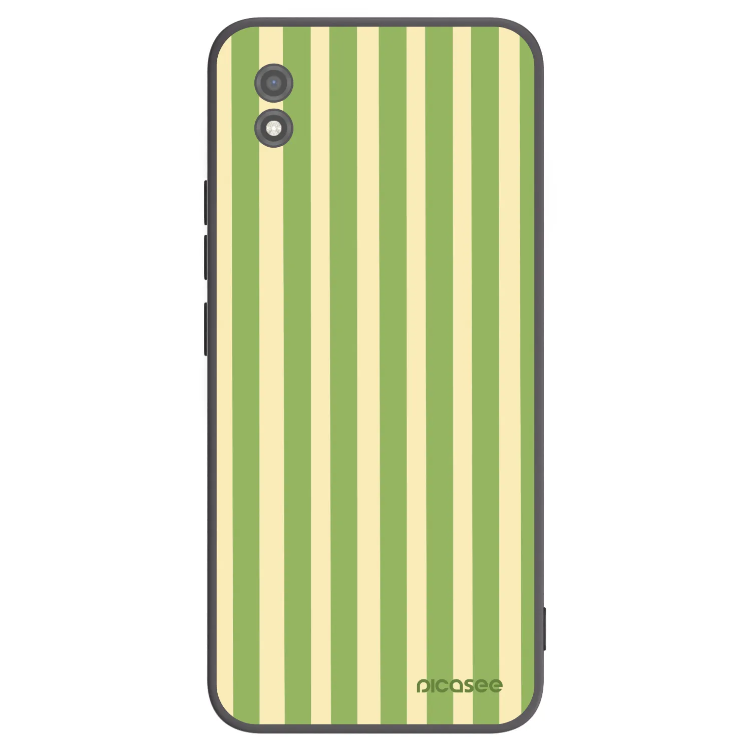 Picasee silikonski črni ovitek za Realme C11 (2021) - Lines Matcha