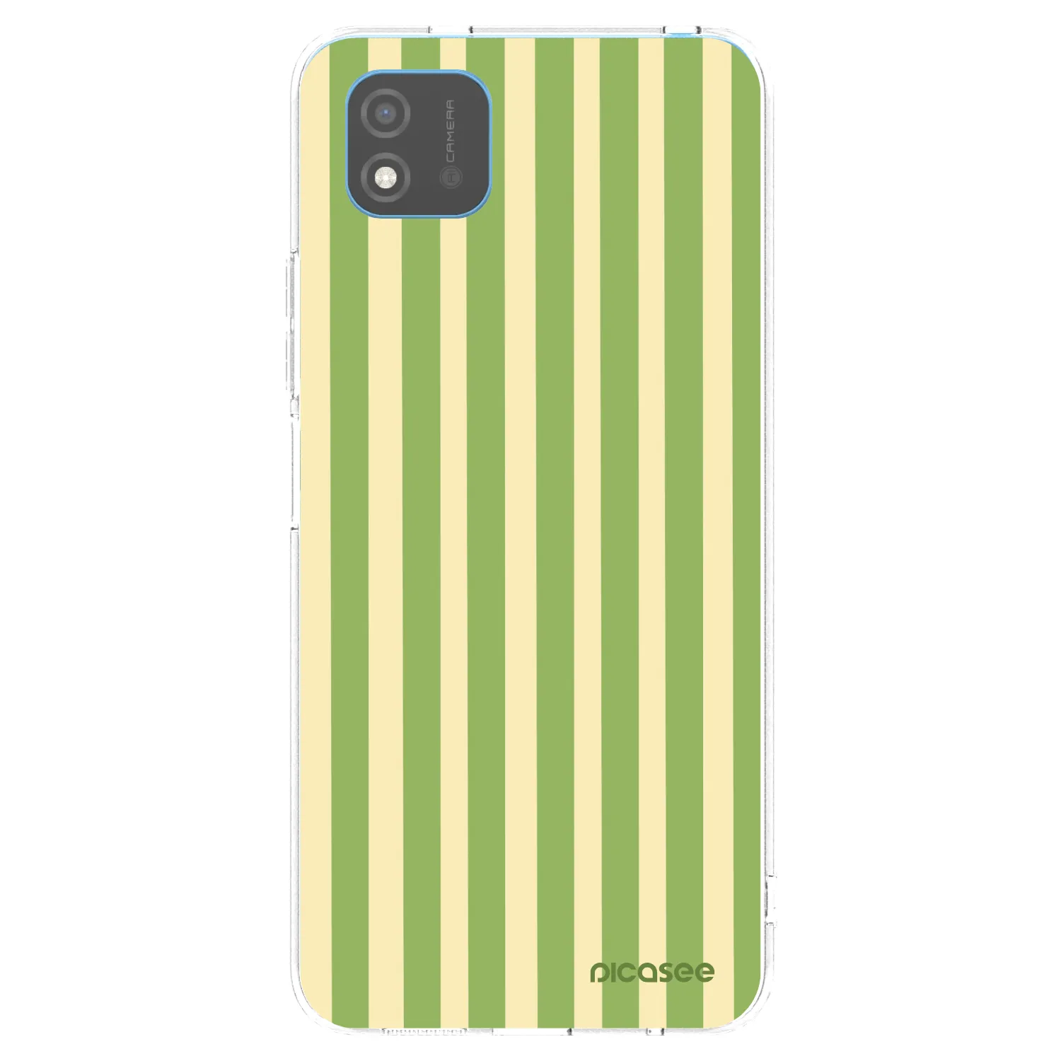 Picasee silikonski prozorni ovitek za Realme C11 (2021) - Lines Matcha