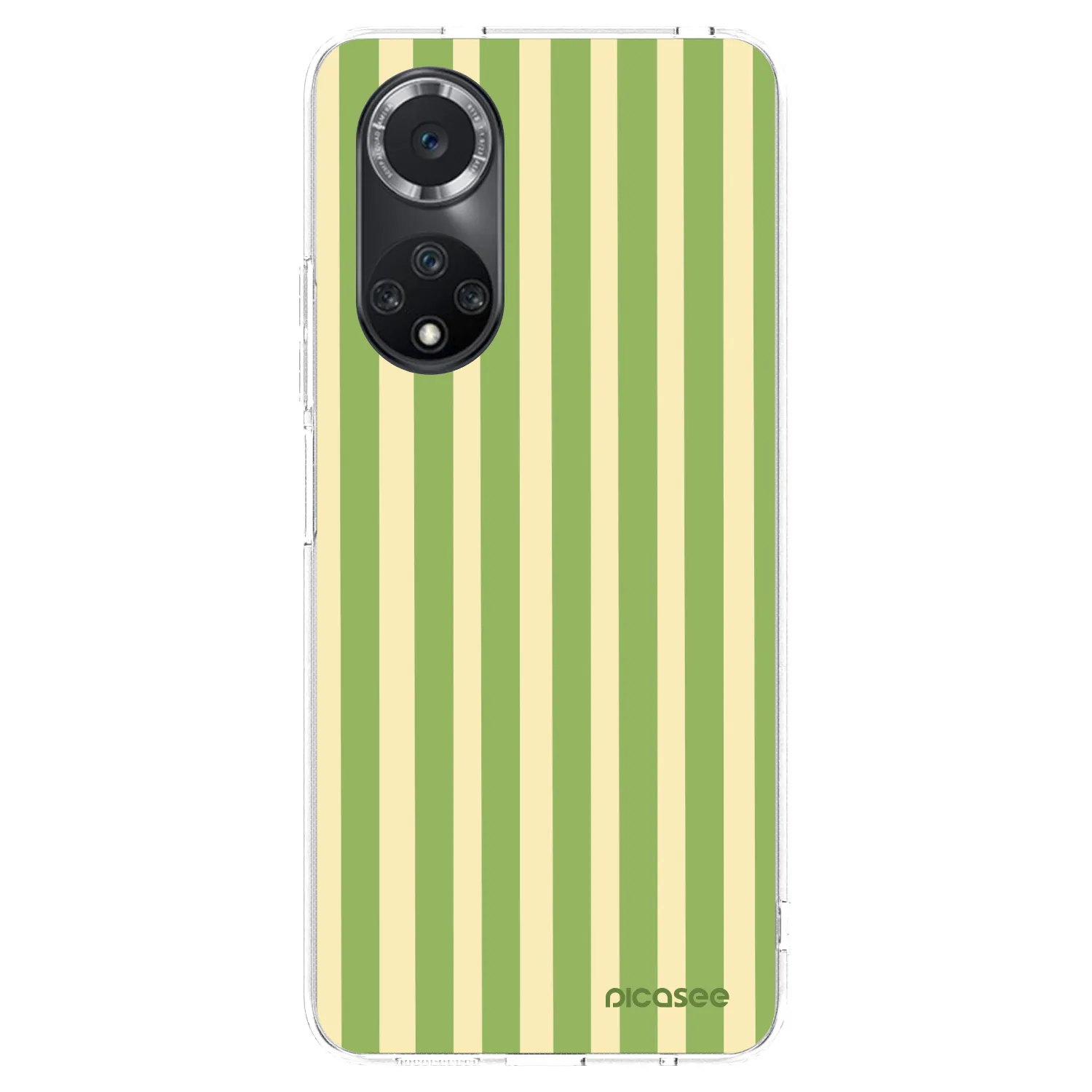 Picasee silikonski prozorni ovitek za Huawei Nova 9 SE - Lines Matcha