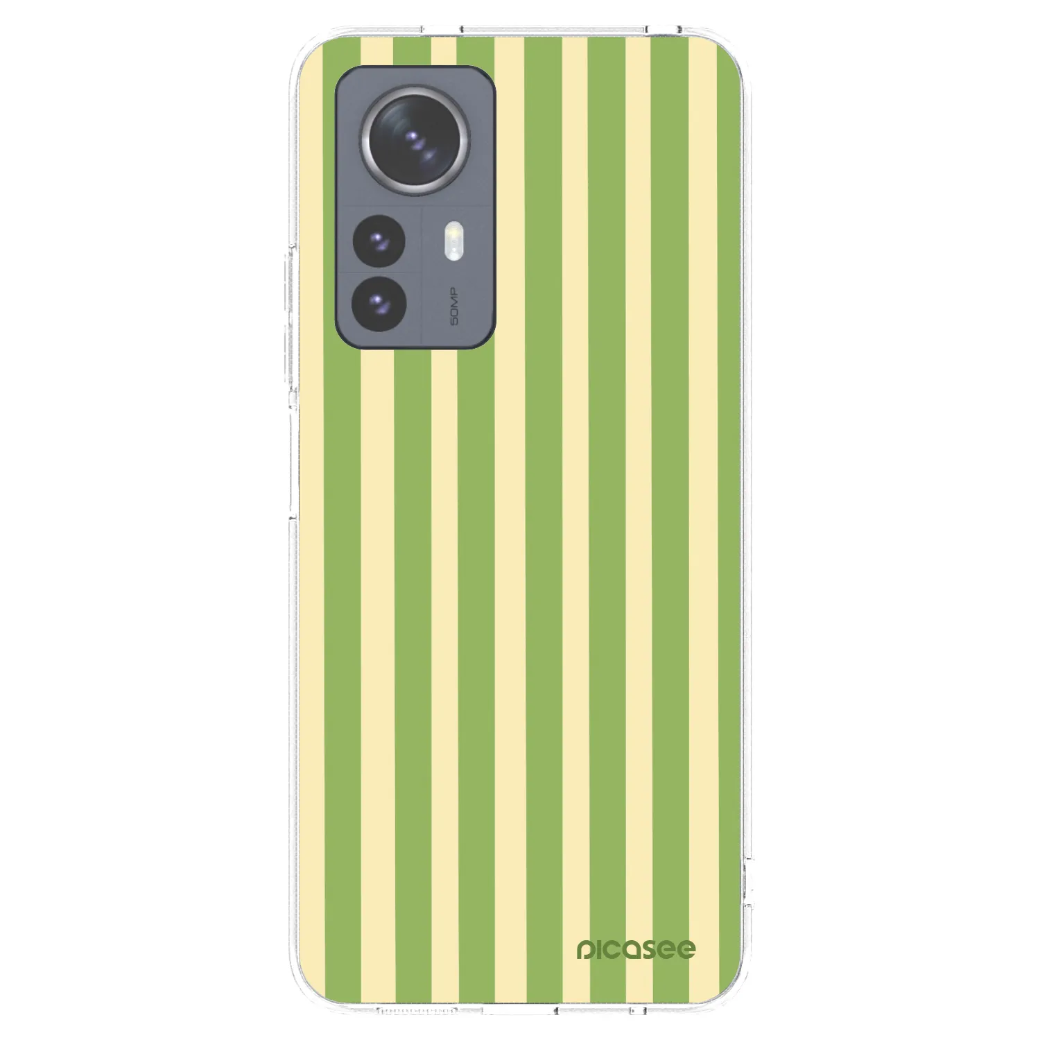 Picasee silikonski prozorni ovitek za Xiaomi 12 Pro - Lines Matcha