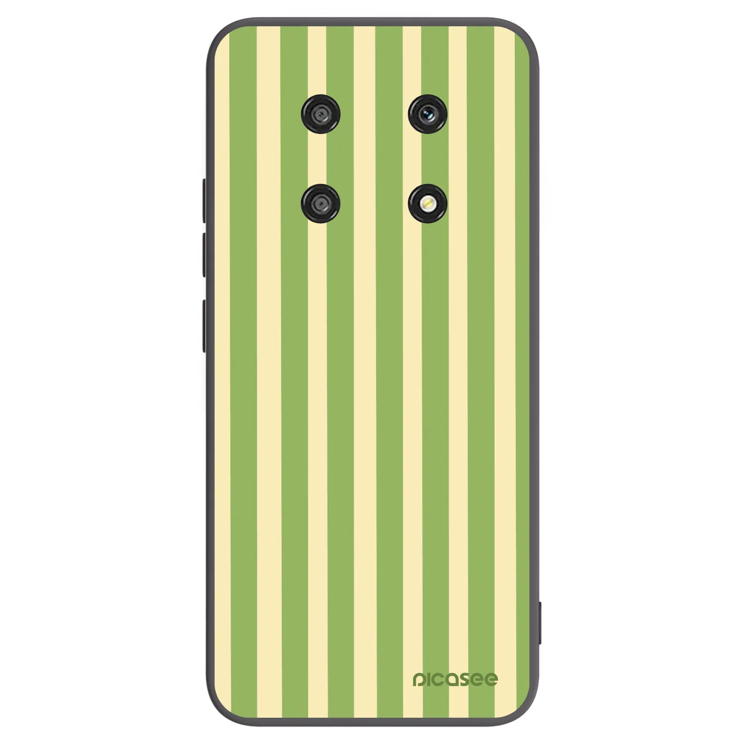 Picasee silikonski črni ovitek za Honor Magic4 Lite 5G - Lines Matcha