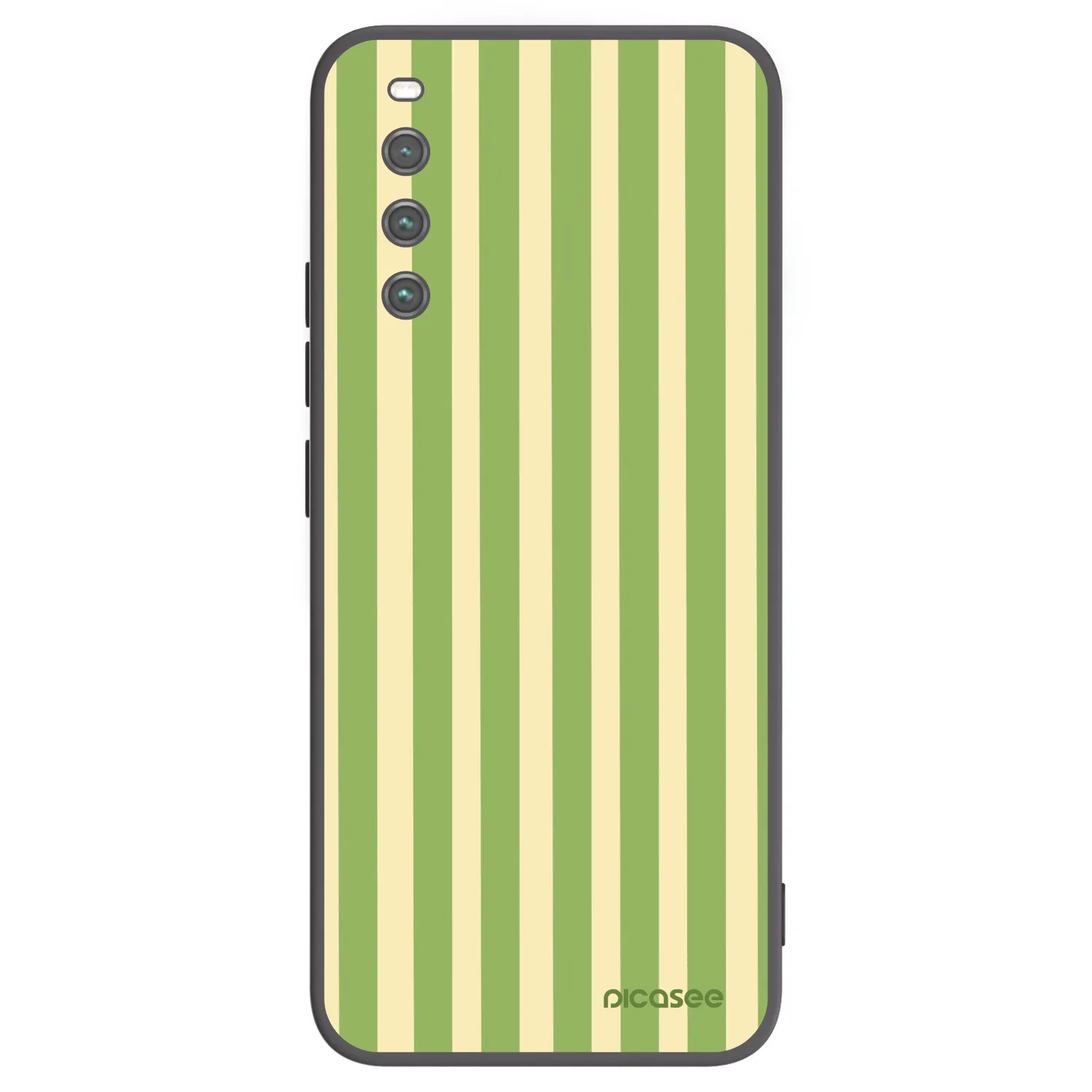 Picasee silikonski črni ovitek za Sony Xperia 10 IV 5G - Lines Matcha