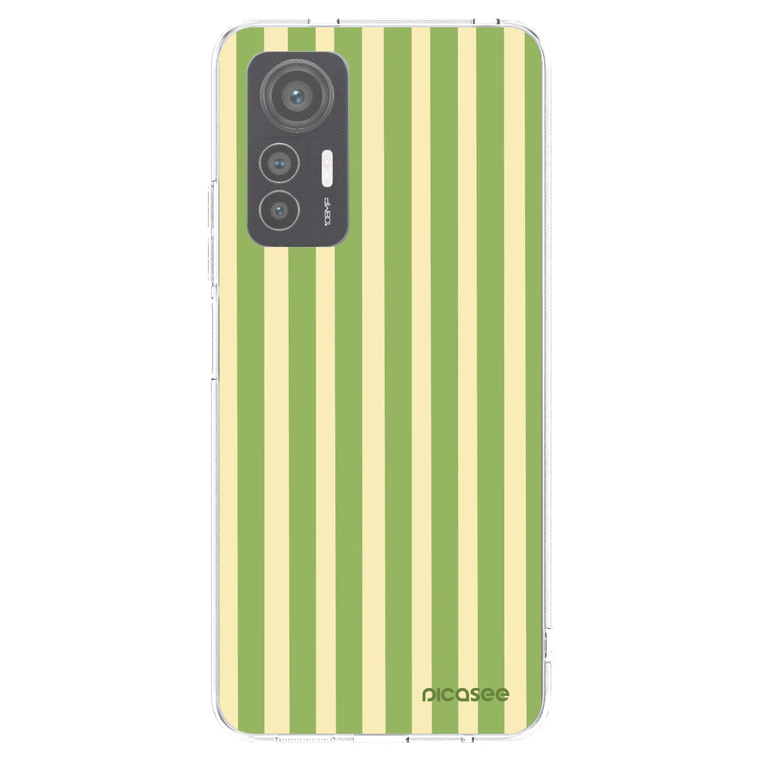 Picasee silikonski prozorni ovitek za Xiaomi 12 Lite - Lines Matcha
