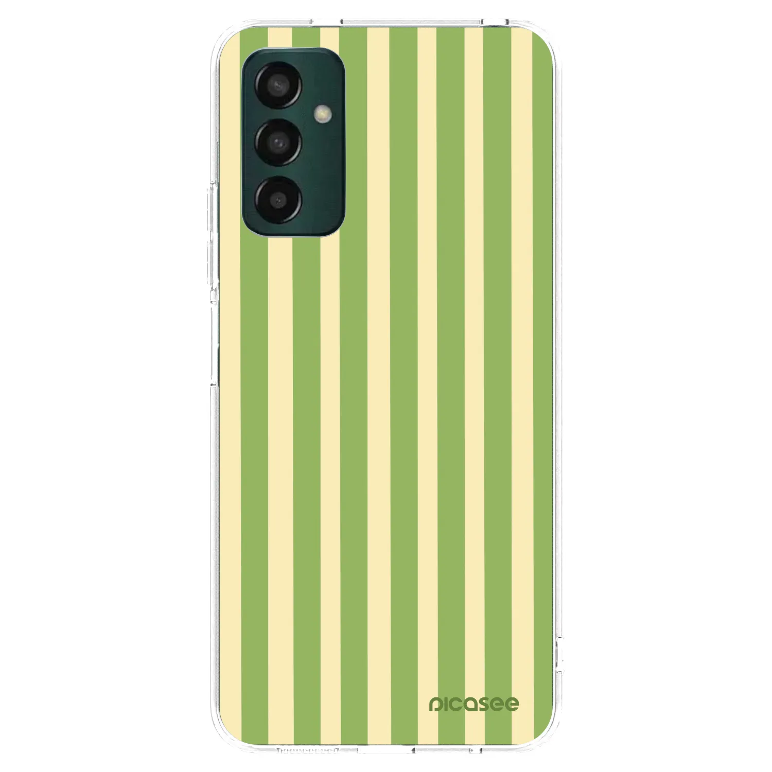 Picasee silikonski prozorni ovitek za Samsung Galaxy M23 5G - Lines Matcha