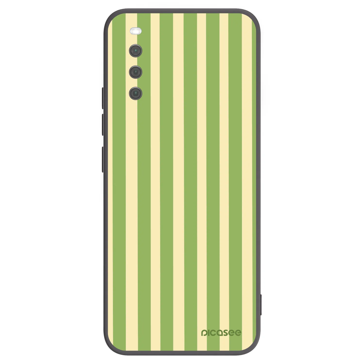 Picasee silikonski črni ovitek za Sony Xperia 10 III - Lines Matcha