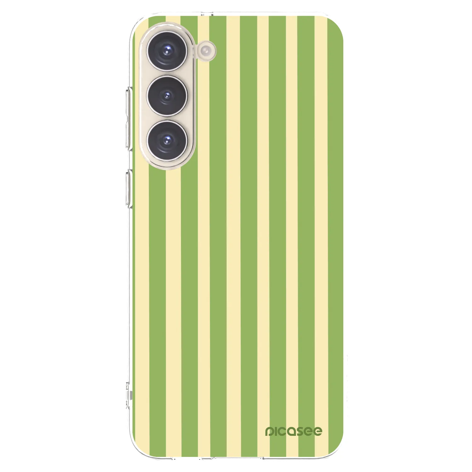 Picasee silikonski prozorni ovitek za Samsung Galaxy S23+ 5G - Lines Matcha