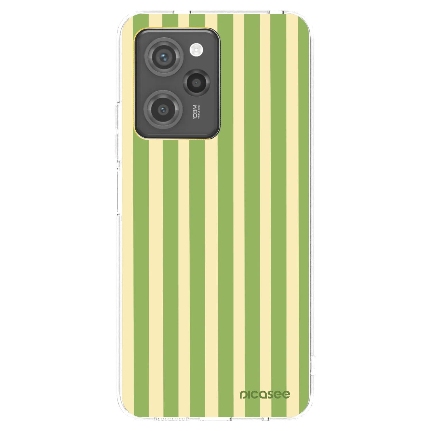 Picasee silikonski črni ovitek za Xiaomi Poco X5 Pro - Lines Matcha