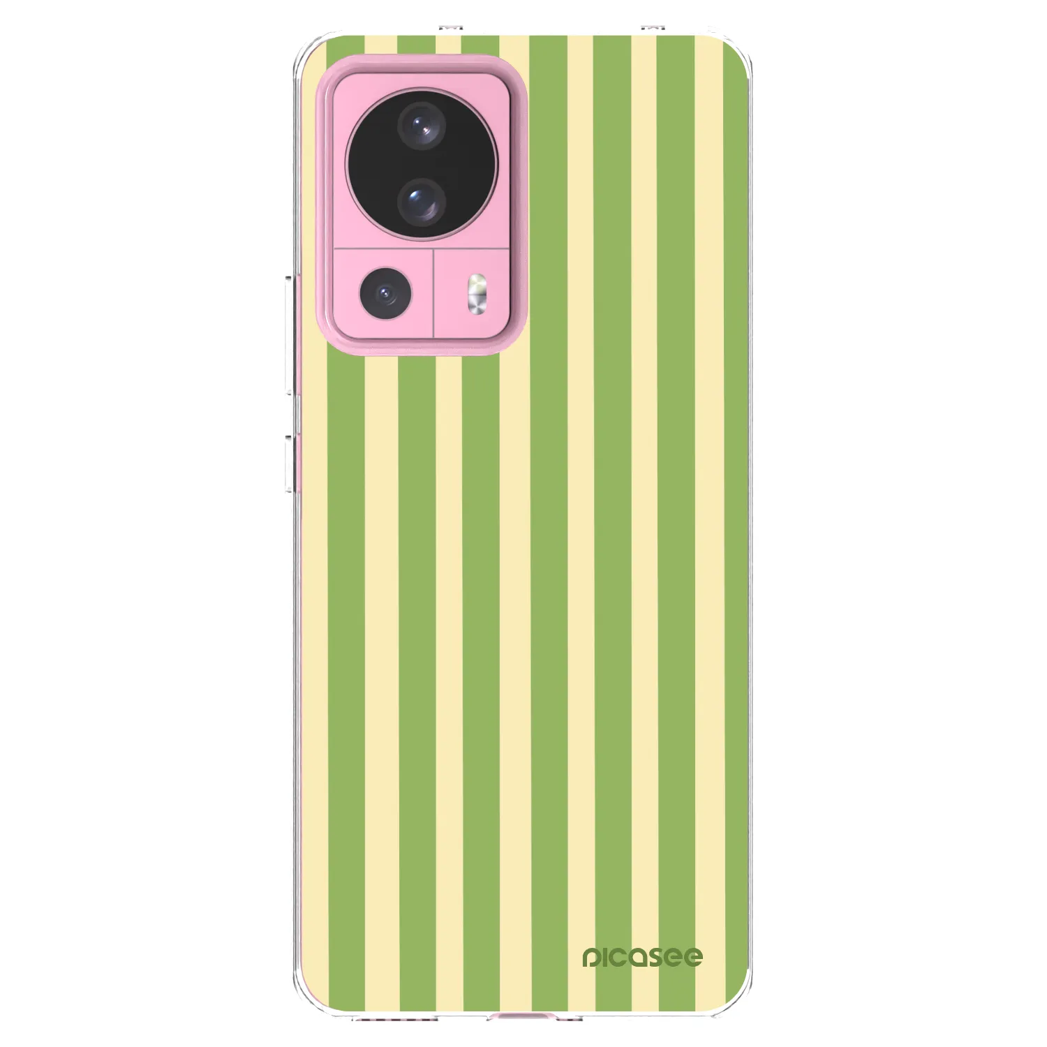 Picasee silikonski prozorni ovitek za Xiaomi 13 Lite - Lines Matcha