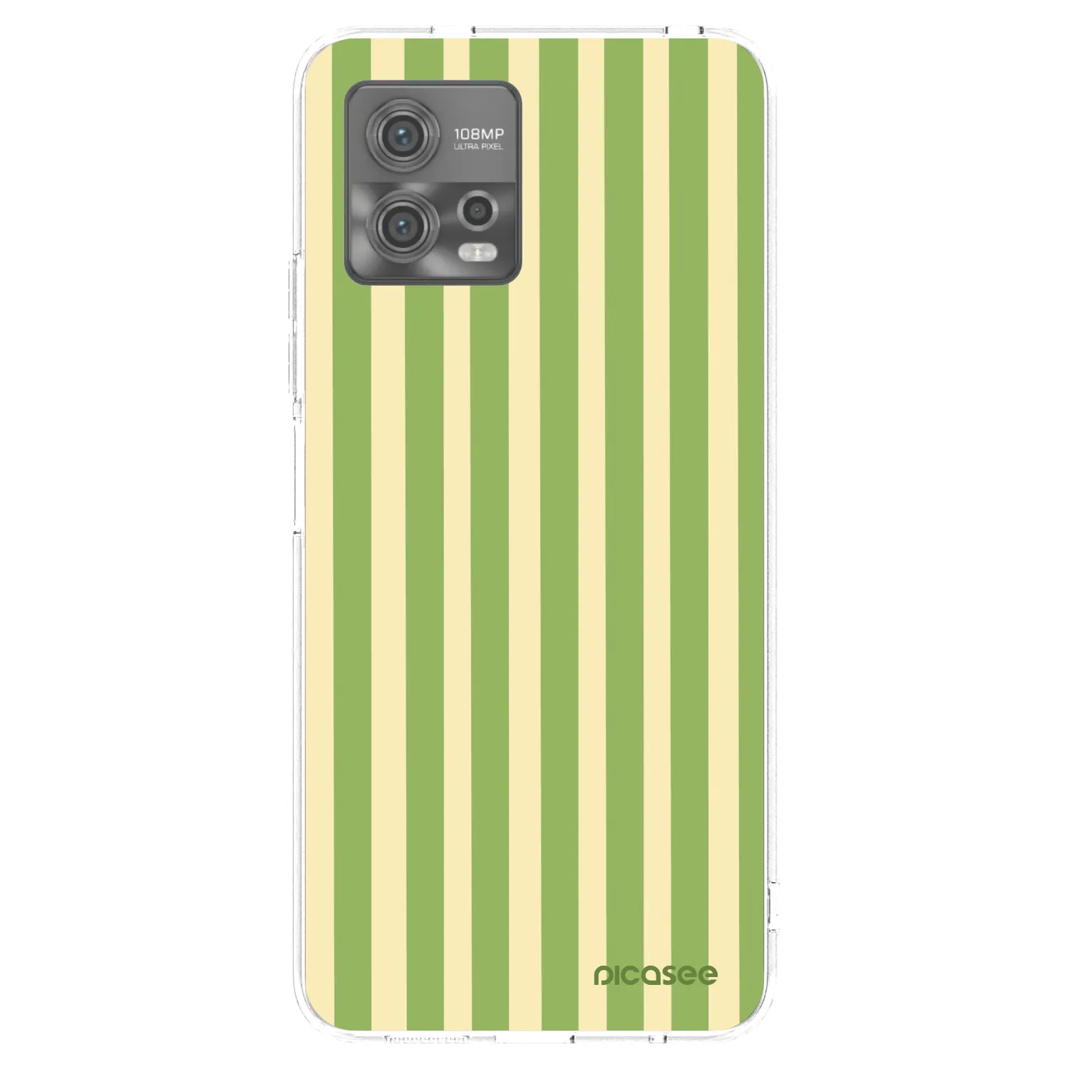 Picasee silikonski prozorni ovitek za Motorola Moto G72 - Lines Matcha