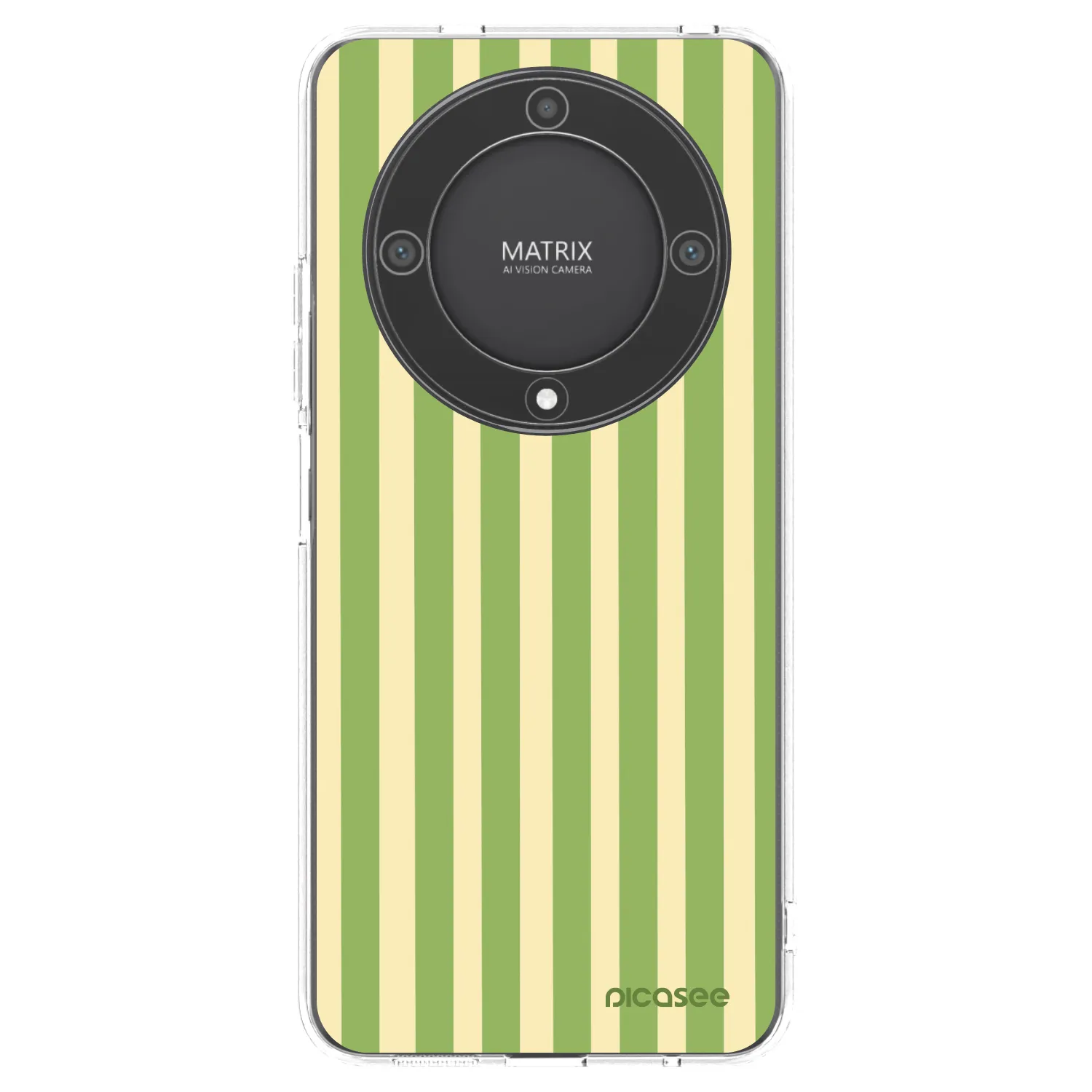 Picasee silikonski prozorni ovitek za Honor Magic5 Lite 5G - Lines Matcha