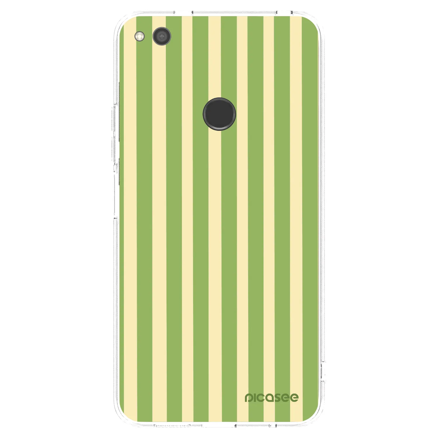 Picasee silikonski prozorni ovitek za Huawei P9 Lite 2017 - Lines Matcha