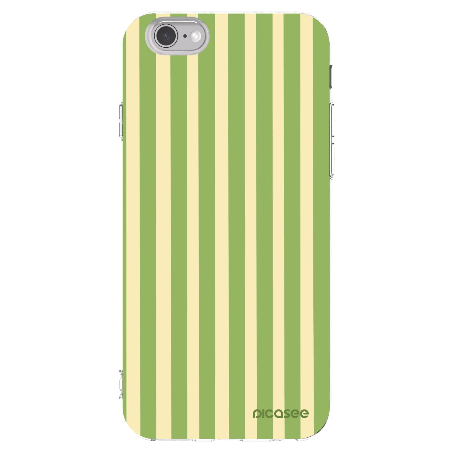 Picasee silikonski prozorni ovitek za Apple iPhone 6/6S - Lines Matcha