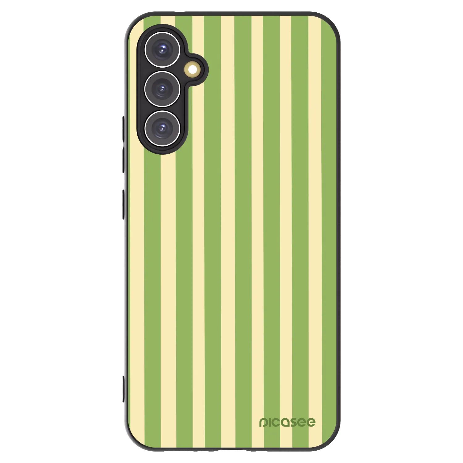 Picasee silikonski črni ovitek za Samsung Galaxy A34 5G A346B - Lines Matcha