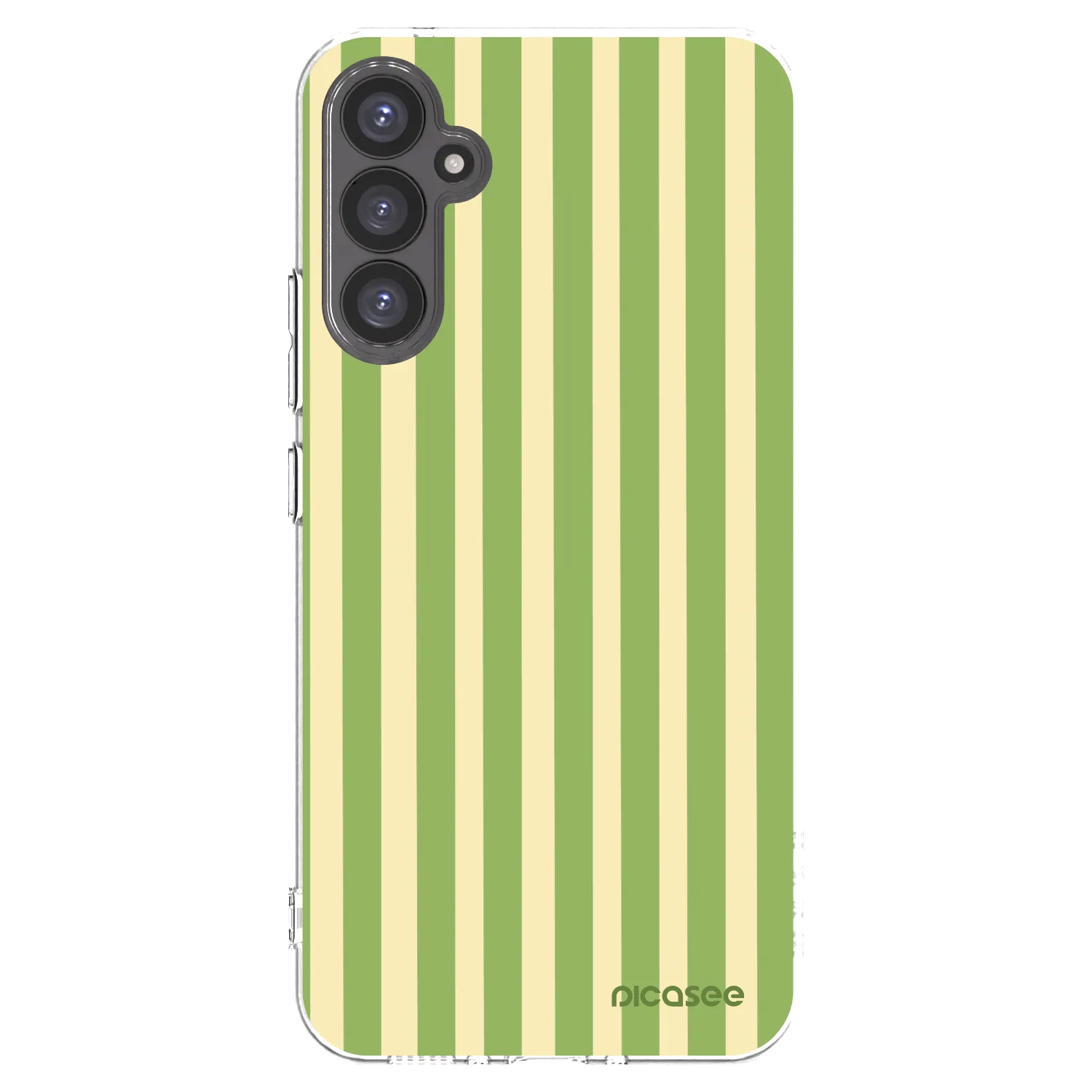 Picasee silikonski prozorni ovitek za Samsung Galaxy A34 5G A346B - Lines Matcha