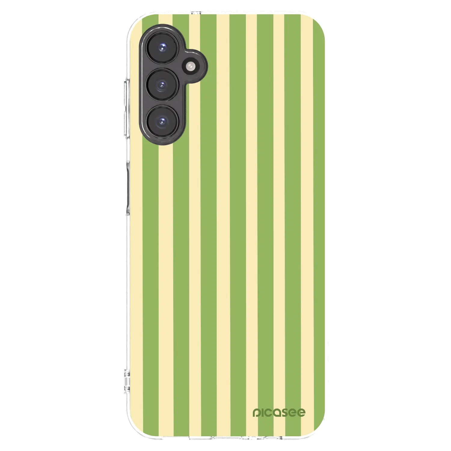 Picasee silikonski prozorni ovitek za Samsung Galaxy A14 4G A145R - Lines Matcha